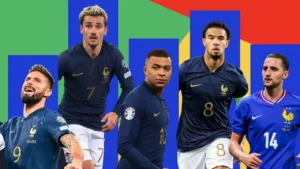 thứ hạng của đội tuyển pháp