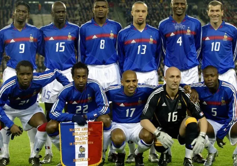 William Gallas trong màu áo đội tuyển Pháp