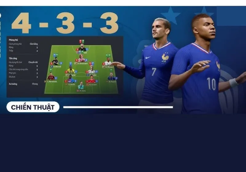 Chiến thuật đội tuyển Pháp